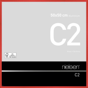 Nielsen Marco de aluminio C2 50x50 cm tornado rojo