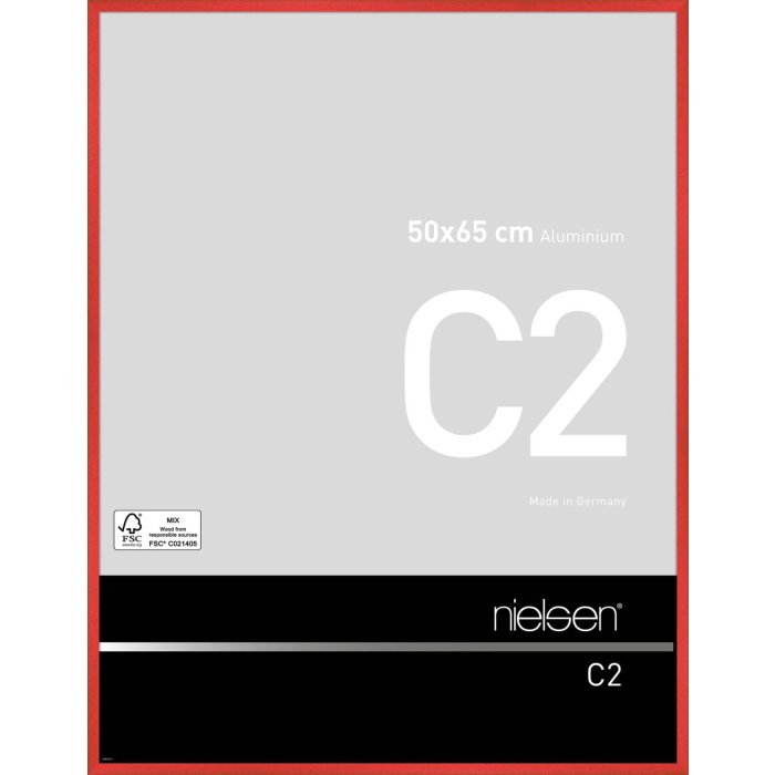 Nielsen Marco de aluminio C2 50x65 cm tornado rojo