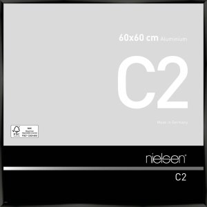 Marco de aluminio Nielsen C2 60x60 cm anodizado negro...
