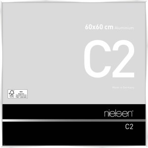 Marco de aluminio Nielsen C2 60x60 cm blanco brillante
