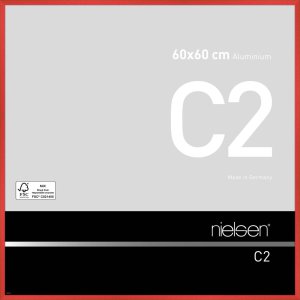 Nielsen Marco de aluminio C2 60x60 cm tornado rojo
