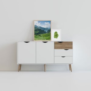 Marco de madera Apollon 21x30 cm plata