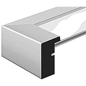 Marco de madera Apollon 21x30 cm plata