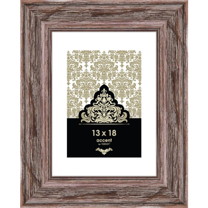 Marco de madera Vintage 13x18 cm marrón Nielsen