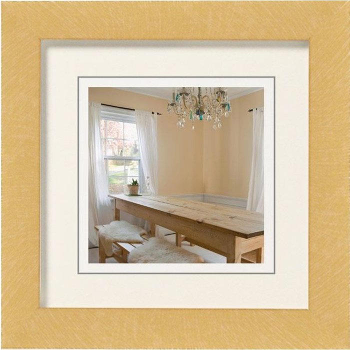 Marco de madera Walther Pimientos 10x10 cm oro