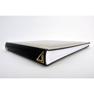 Walther Álbum de fotos Jumbo Promo Standard negro 30x30 cm 100 páginas blancas