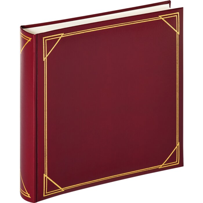 Walther Álbum de fotos Jumbo Promo Standard rojo 30x30 cm 100 páginas blancas