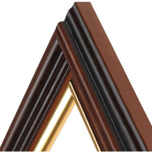 Marco de madera H015 Antique 10x13 cm Cristal antirreflejos