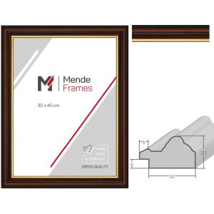 Marco de madera H015 Antique varias gafas y tamaños