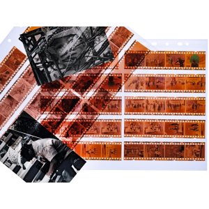 fundas para negativos de polipropileno herma transparente - 10 tiras de 4 negativos cada una