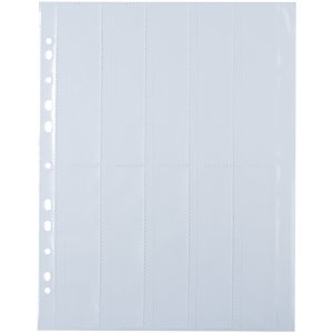 fundas para negativos de polipropileno herma transparente - 10 tiras de 4 negativos cada una