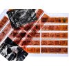 fundas para negativos de polipropileno herma transparente - 10 tiras de 4 negativos cada una