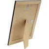 Marco de madera clásico Deknudt S222H3 marrón con borde dorado 10x15 cm