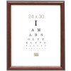 Marco de madera clásico Deknudt S222H3 Marrón con borde dorado 18x24 cm