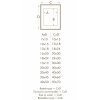 Marco de madera S223K 40x50 cm blanco