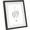 Marco de madera S223K 10x15 cm negro
