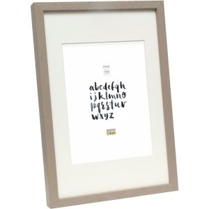 Marco de madera S223K 30x30 cm topo