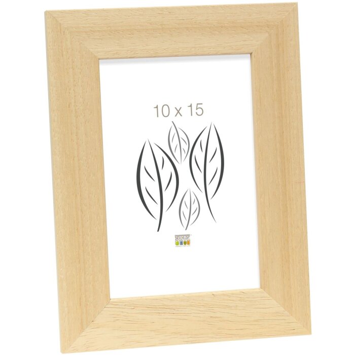 Marco de madera S226H natural 10x15 cm