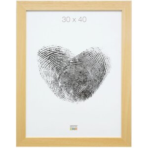 Marco de madera S226H nature 30x40 cm
