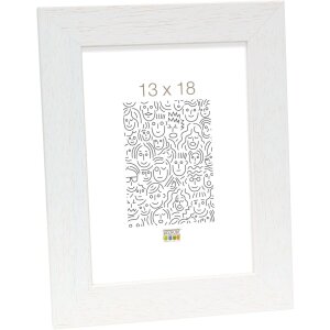 Marco de madera S226K 40x50 cm blanco