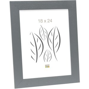 Marco de madera S226K 24x30 cm gris