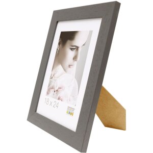Marco de madera S226K 24x30 cm gris