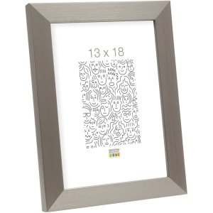 Marco de plástico Deknudt S41VD1 plata 15x23 cm
