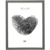 Marco de plástico S41VK7 gris 9x13 cm