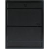 Marco de plástico S41VK7 gris 9x13 cm