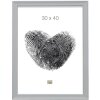 Marco de madera S45YF 13x18 cm gris claro