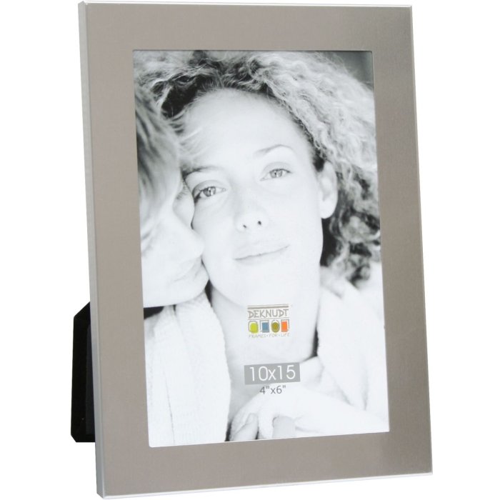 Marco de fotos de aluminio S65RP1 plata 13x18 cm
