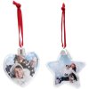 Deknudt S66FF1 Bola de Navidad Estrella y Corazón Surtido
