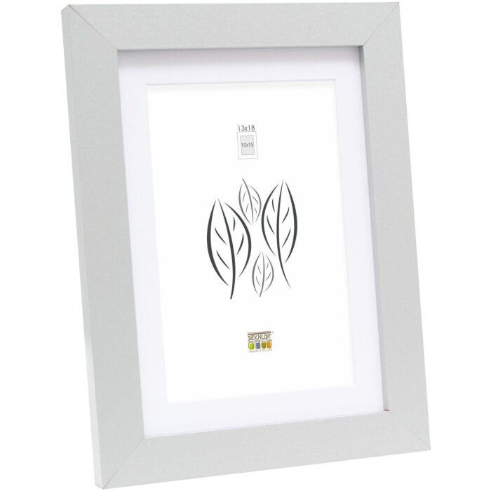 Marco de madera Deknudt S66KD1 plata 20x25 cm