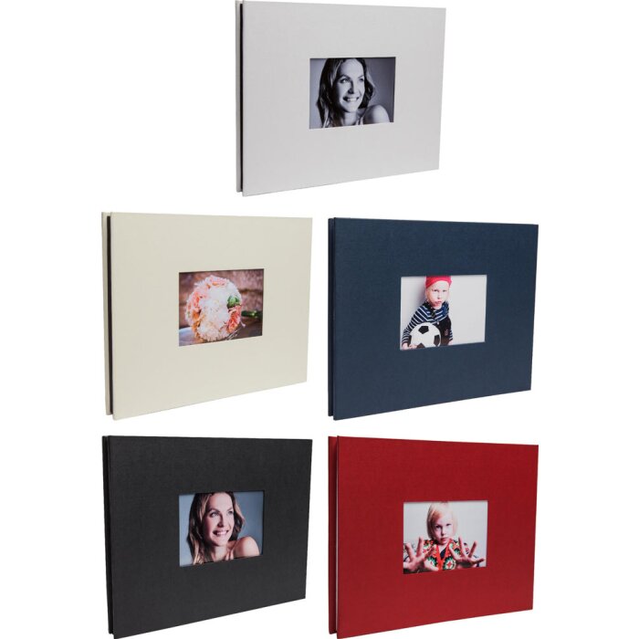 Álbum de rosca Laddi 38x30 cm páginas blancas y negras