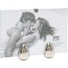Marco de fotos de cristal S67FA plata 10x15 cm