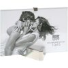 Marco de fotos de cristal S67FA plata 10x15 cm