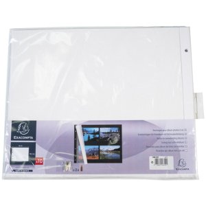 Hojas suplementarias Exacompta para álbumes KREA 29x37 blanco