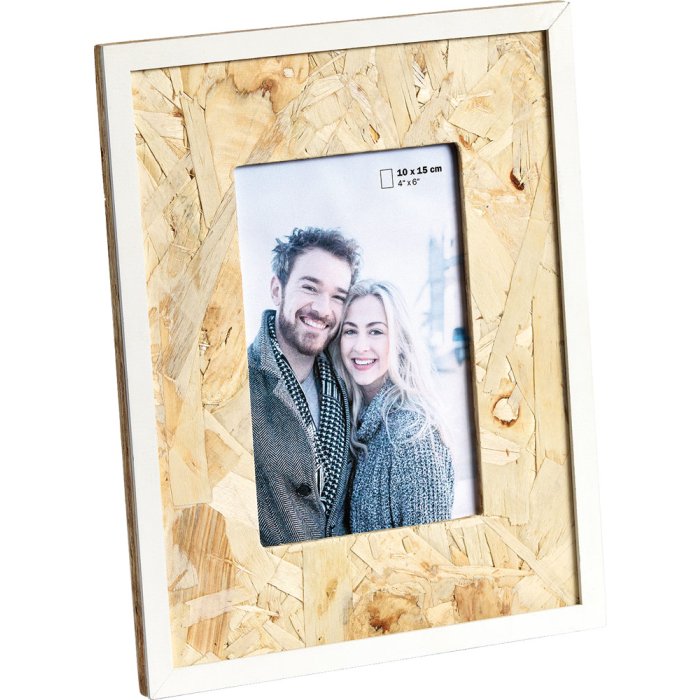 Marco de madera Walther Chip 10x15 cm blanco