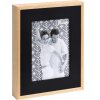 Marco de madera Doble 15x20 cm nature-negro