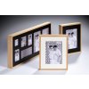 Marco de madera Doble 15x20 cm nature-negro