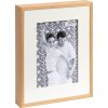 Marco de madera Doble 15x20 cm nature-white