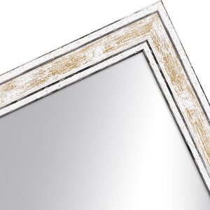 Marco de madera H460 oro 20x20 cm espejo cristal