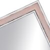 Marco de madera H460 rosa 20x60 cm espejo de cristal