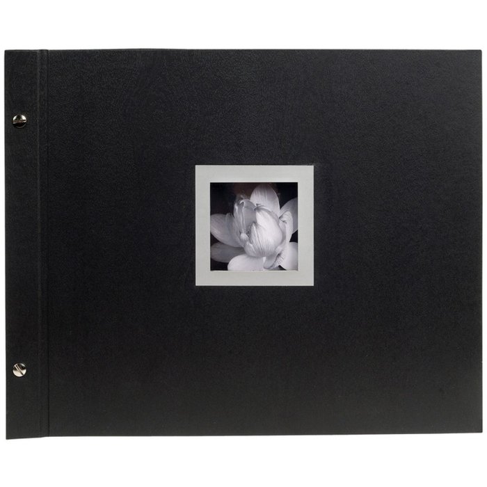 Exacompta Álbum de fotos con rosca Ceremonia 37x29 cm 40 páginas negro