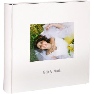 HNFD Álbum de fotos KOLARA blanco 30x30 cm con su...
