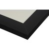Henzo Marco de aluminio Lucerna 40x60 cm negro con passepartout 30x45 cm