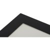 Henzo Marco de aluminio Lucerna 40x60 cm negro con passepartout 30x45 cm