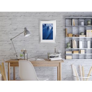 Henzo marco de aluminio LUZERN 40x60 cm plata con passepartout 30x45 cm