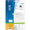 Etiquetas Premium A4, papel blanco 38,1x21,2 mm mate 650 unid.