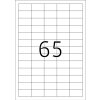 Etiquetas Premium A4, papel blanco 38,1x21,2 mm mate 650 unid.